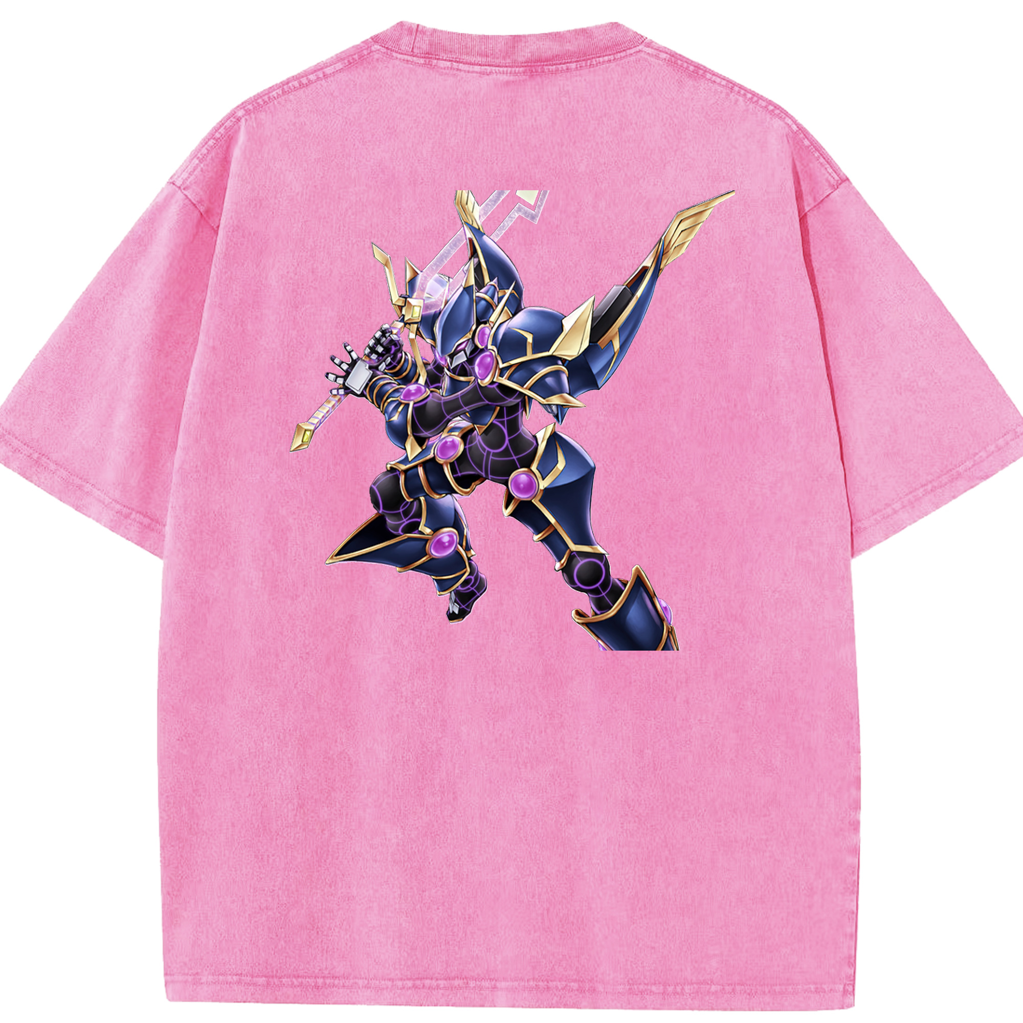 （画像用） 遊☆戯☆王 Yu-Gi-Oh! 綿100% ヴィンテージ風 半袖Tシャツ（背面プリント）